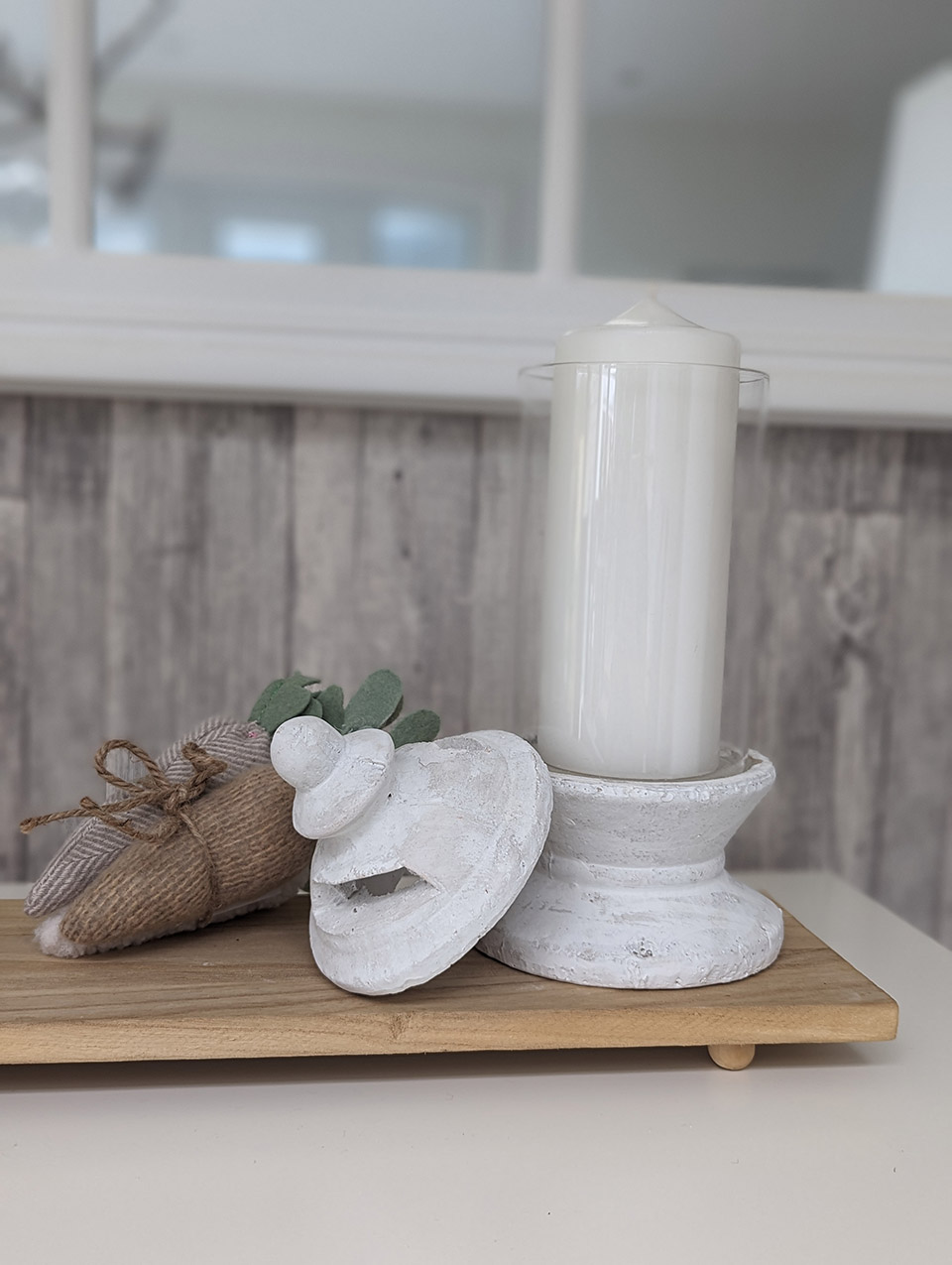 Glass Candle Holder